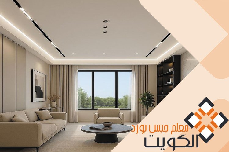 ديكورات اسقف بدون جبس